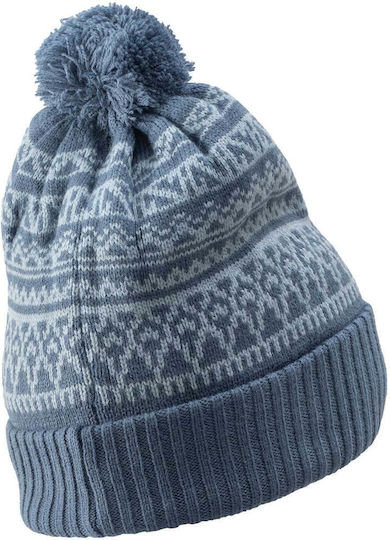 Beanie Unisex Σκούφος Πλεκτός σε Μπλε χρώμα