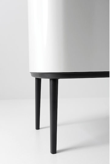 Brabantia Bo Touch Recycling Waste Bin Plastic Push Copper 33lt