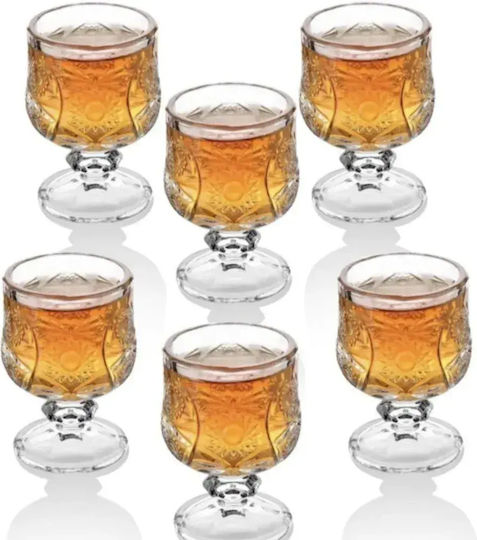 Set de pahare pentru Vin Alb din Sticlă 150ml 6buc