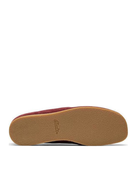 Wallabee Evo Men's Suede Moccasins Burgundy