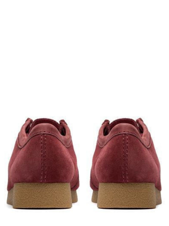 Wallabee Evo Men's Suede Moccasins Burgundy