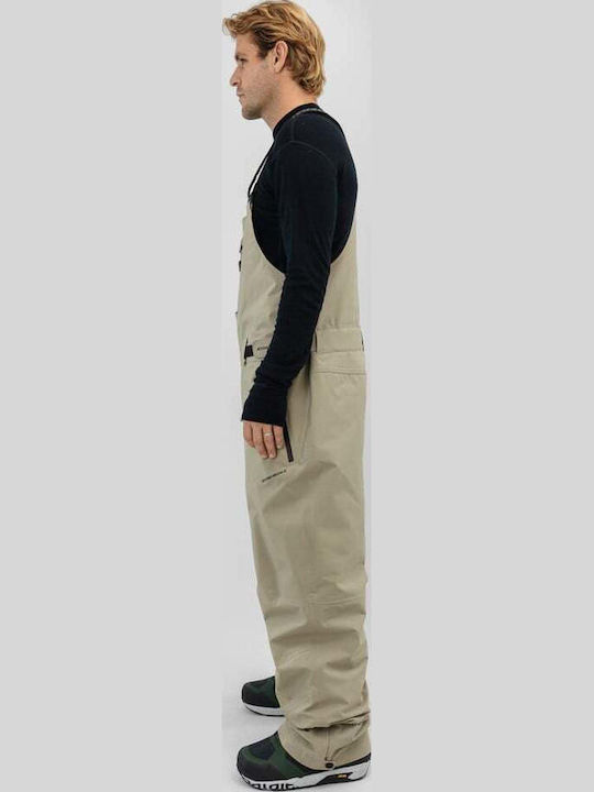 Beyond Medals I-008437-147 Men's Dungarees for Ski & Snowboard Beige