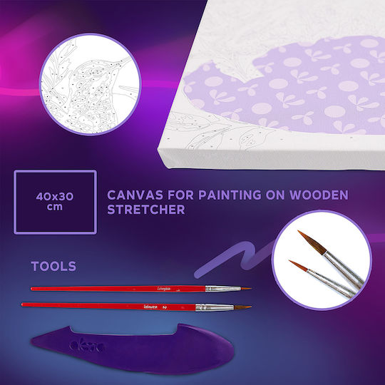 Okto Painting Set Wooden 40x30cm