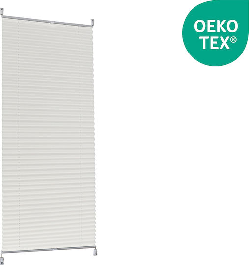 Central Home Στόρι Σκίασης Υφασμάτινο σε Λευκό Χρώμα Π100xΥ150εκ.