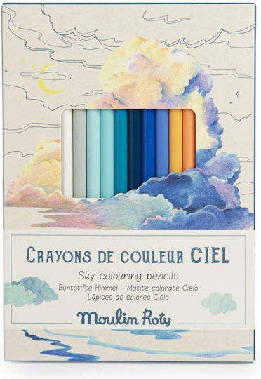 Set De Colorat Culori Cer Cerulean Moulin Roty