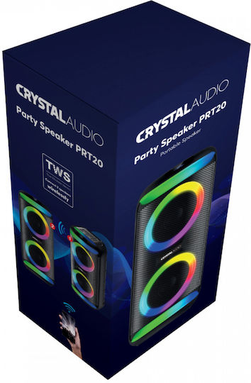 Crystal Audio PRT-20 Lautsprecher Schwarz