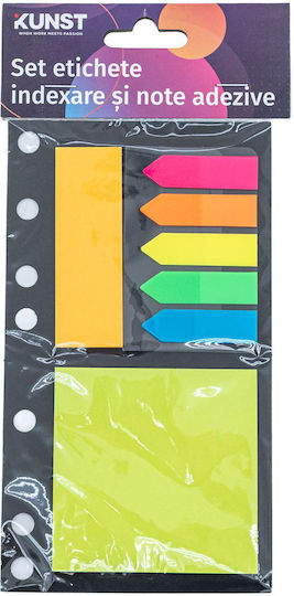 Kunst Set Indexing Labels Sticky Notes Various Shapes X 25 Sheets