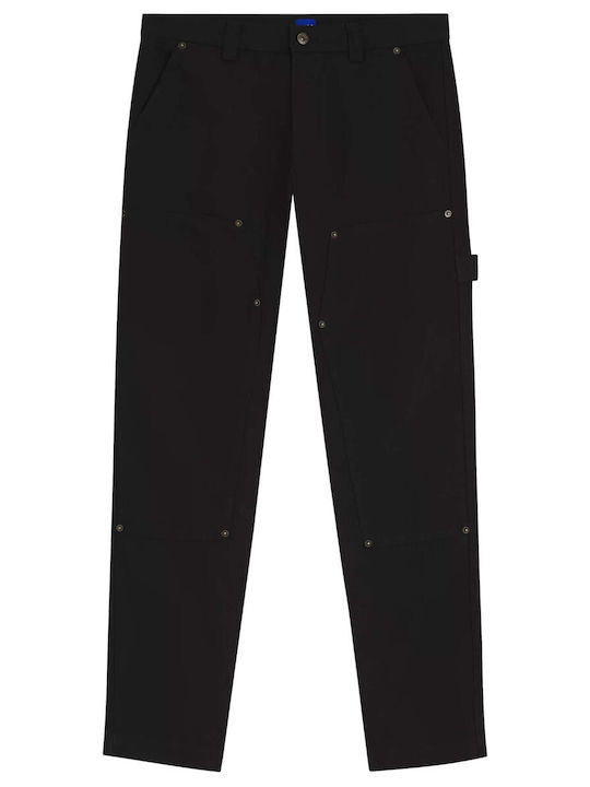 Gioro254W Herren Jeanshose Verjüngt Schwarz