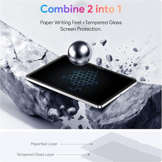 Folie Tempered Glass Handwriting Pt Samsung Galaxy Tab S11 S10 Lite Fe S10/s9 Fe 10.9" Textură Hârtie Pentru Scris Desen