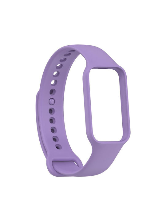 Λουράκι Σιλικόνης Μωβ (Smart Band 8 Active)