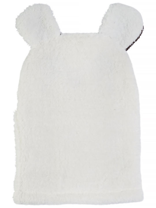 Kids Beanie Fur Beige