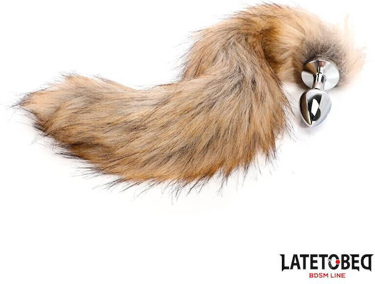 LateToBed Dop Anal Argintie 7cm