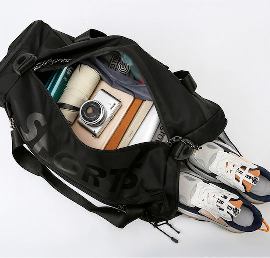 Playful Bags Σακ Βουαγιάζ Μαύρο Υφασμάτινο Μ60xΠ26xΥ30εκ.