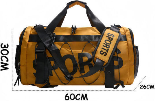 Playful Bags Σακ Βουαγιάζ Πορτοκαλί Υφασμάτινο Μ60xΠ26xΥ30εκ.