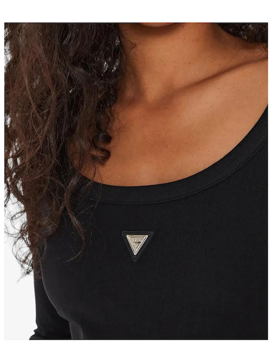 Guess Athleisure W Colette LS Bodysuit V4YP07J1314-JBLK Black