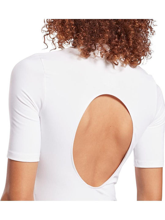 Studio Bodysuit pentru femei Alb