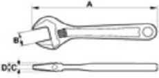 Bahco Französischer Schraubenschlüssel Länge 600mm