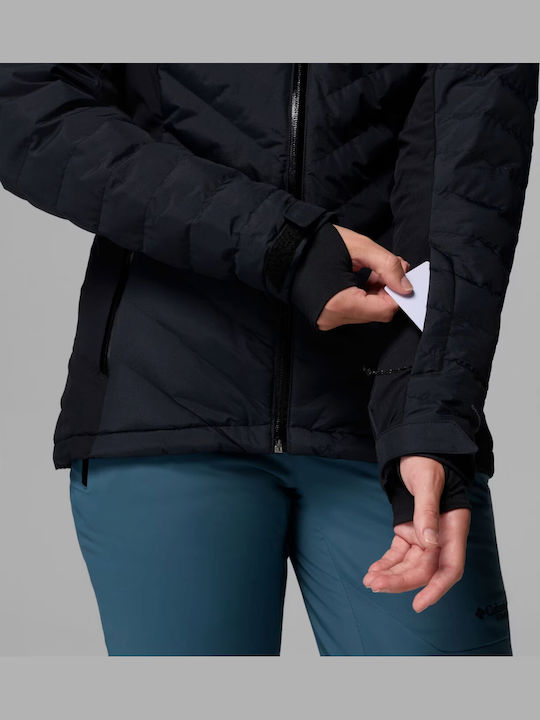 Columbia Bird Mountain Iii Insulated 2085641-011 Γυναικείο Μπουφάν για Σκι & Snowboard Μαύρο
