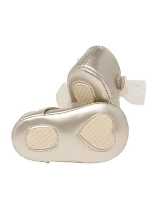Mayoral Baby Ballerinas Gold