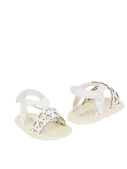 Mayoral Baby Sandals White