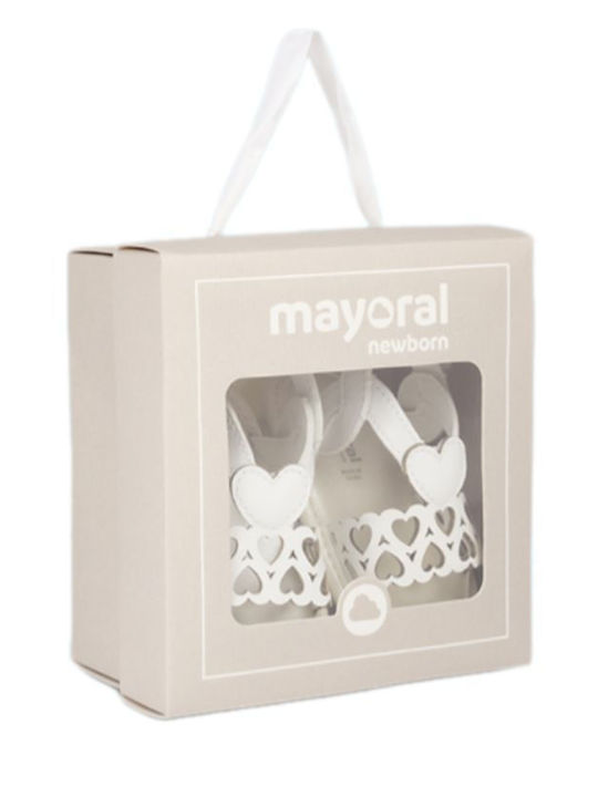 Mayoral Baby Sandals White