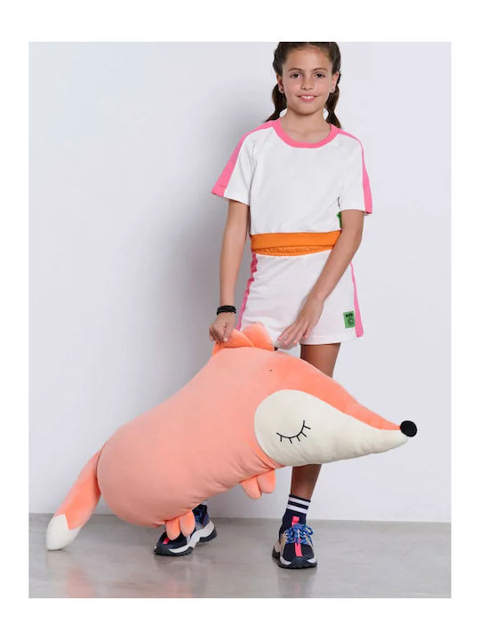 Kids' Crop Top Short Sleeve Ecru
