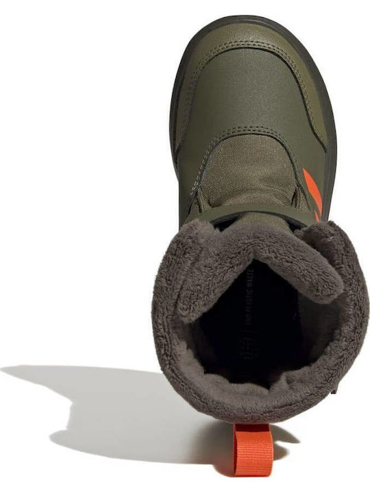 Winterplay Kids Snow Boots with Velcro Khaki