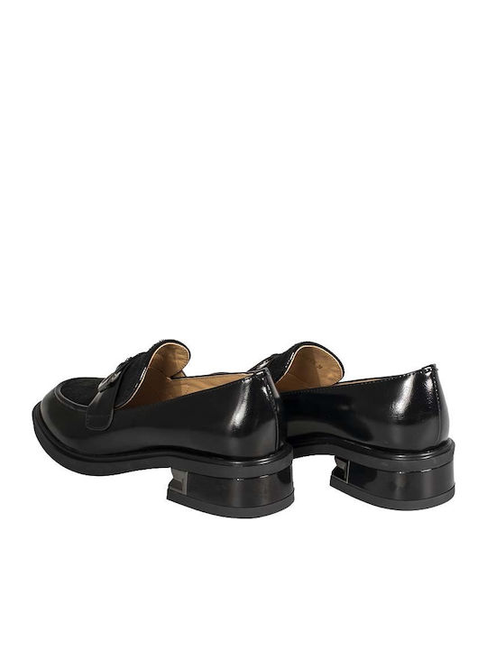 Mocasini dama în culoarea Negru