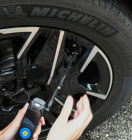 Michelin Τρόμπα Αυτοκινήτου 145PSI Επαναφορτιζόμενη με Μπαταρία 12V