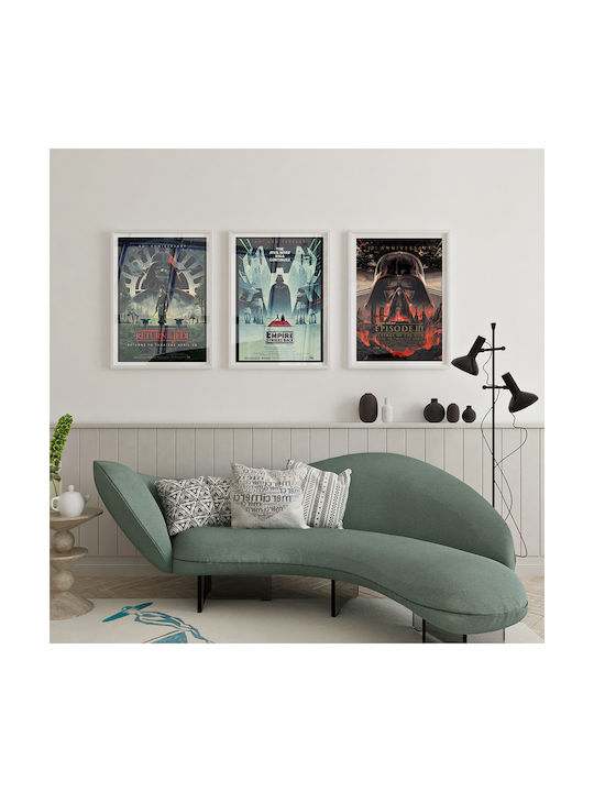 Poster Star Wars Return Jedi 40th Anniversary Mv301 21cm X 30cm