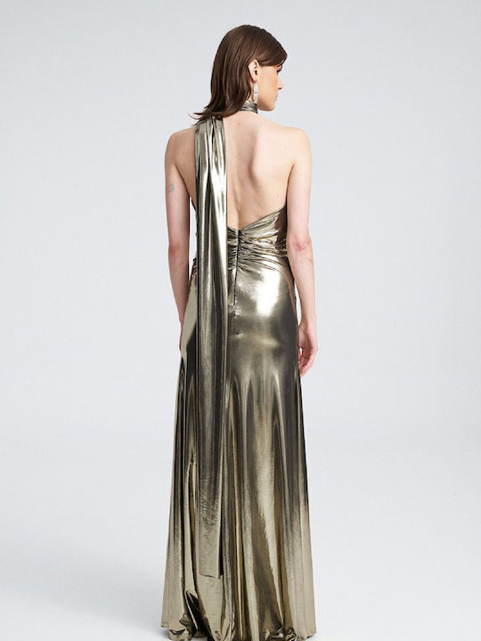 Teem Dress Evening Gold