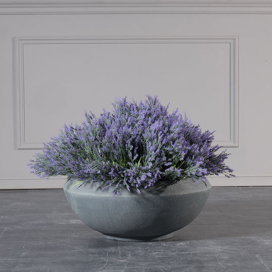 Supergreens Pot Ceramic Grey 43cm.