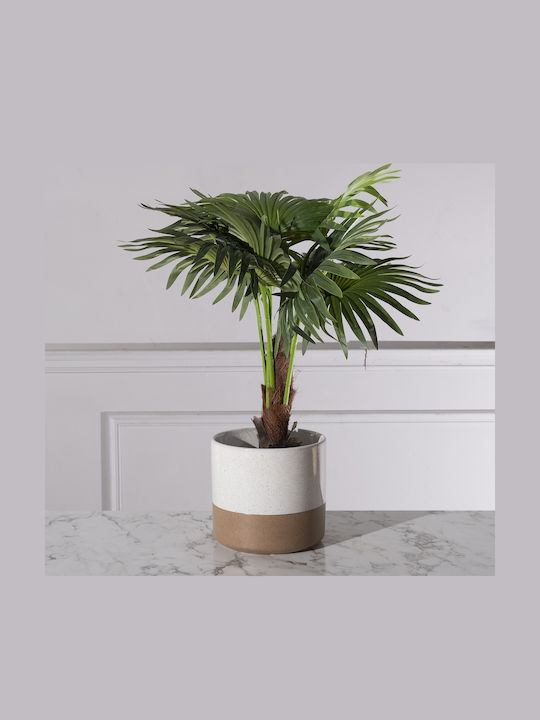 Supergreens Planter Ceramic White 20.5x20.5cm.
