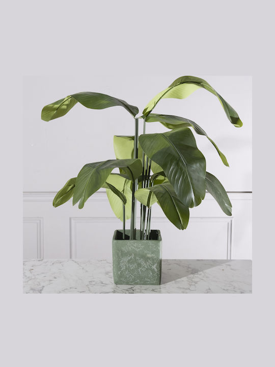 Supergreens Planter Ceramic Green 21x21x20.5cm.