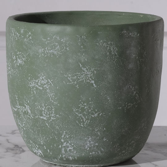 Supergreens Übertopf Beton Grün 17x17εκ.