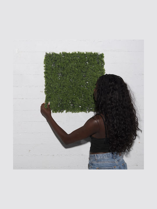 Supergreens Artificial Foliage Panel Fern Green Cinnamon 50x50cm
