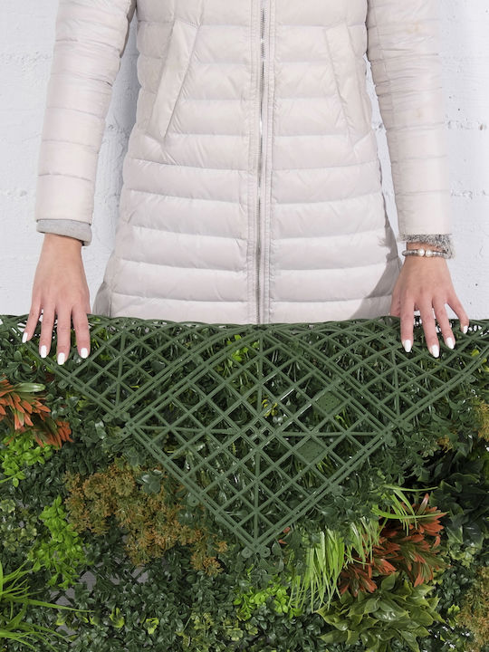 Supergreens Artificial Foliage Panel Boxwood Moss Giardino Green 1x1m Artificial