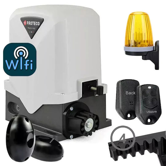 Proteco Mover 800 Set Motor Pentru Ușă De Garaj Glisantă Până La 800kg Cu Wi-Fi