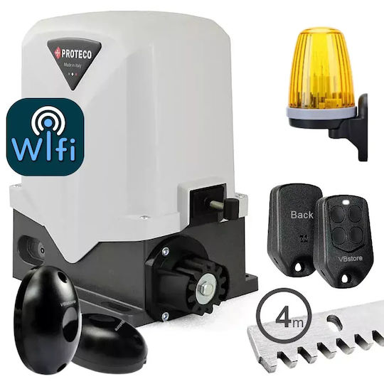 Proteco Mover 1500 Set Motor Pentru Ușă De Garaj Glisantă Până La 1500kg Cu Wi-Fi