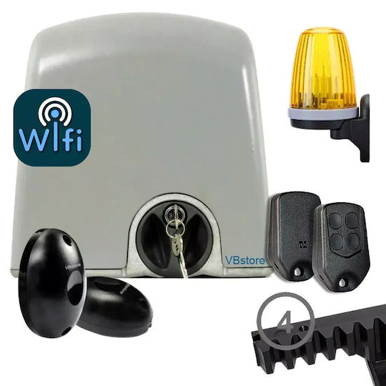 Proteco Strike 8 Wifi Set Garage Door Motor for Sliding Door for Maximum Weight 800kg Plastic Hanger