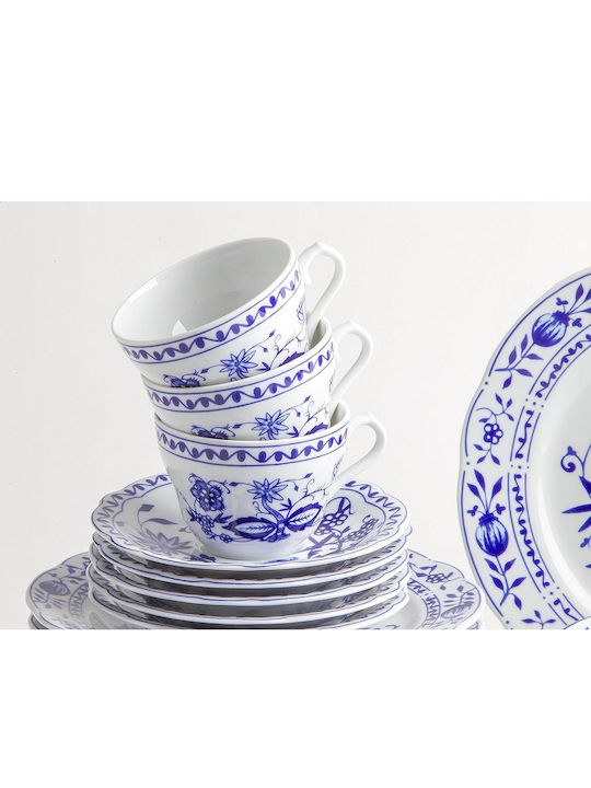 Onion Albastru Porțelan Set de Vase 30buc
