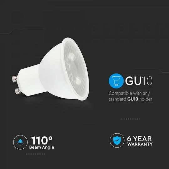 V-TAC LED Bulb 7.5W for Socket GU10 Warm White