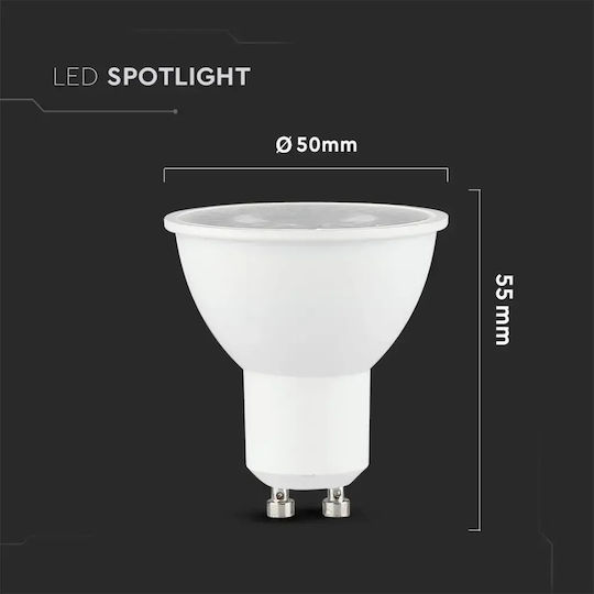 V-TAC LED Bulb 7.5W for Socket GU10 Warm White