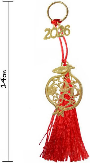 Tatu Moyo Handmade Lucky Charm Pomegranate Red 2026 14cm 1pcs Tatu Moyo Handmade Lucky Charm Pomegranate Red 2026 14cm 1pcs