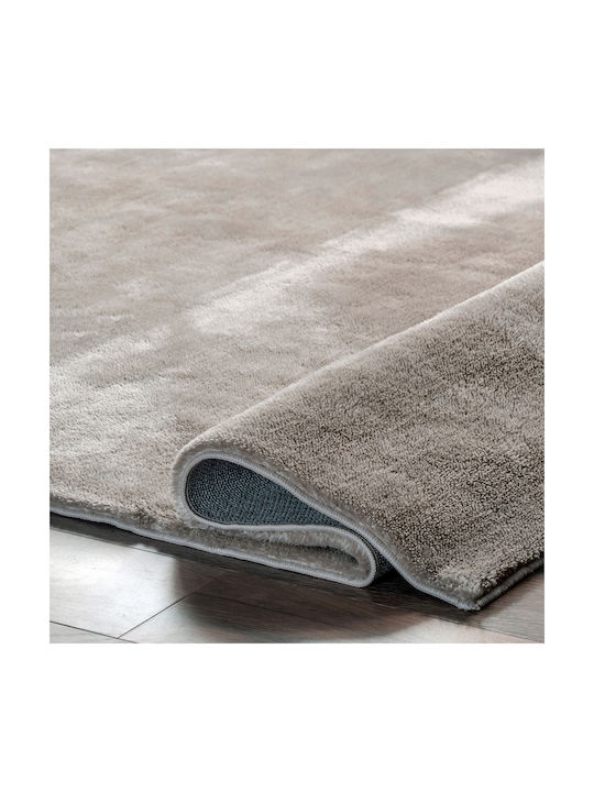 Deluxe Rug Rectangular Furry Mocha Brown