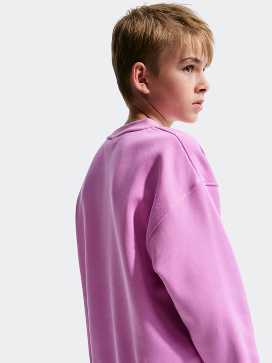 Fleece Επένδυση Παιδικό Φούτερ Lt Magenta / White