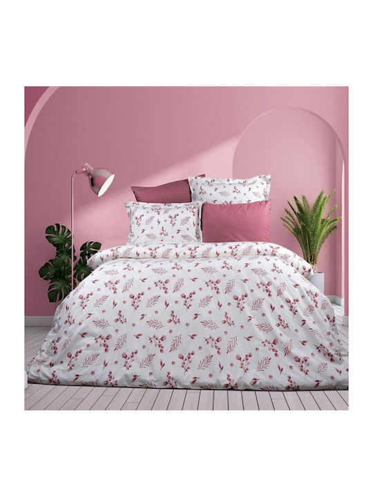 Dimcol Myrto Bed Sheets Super-Double 220x240cm 353 Rotten Apple Set
