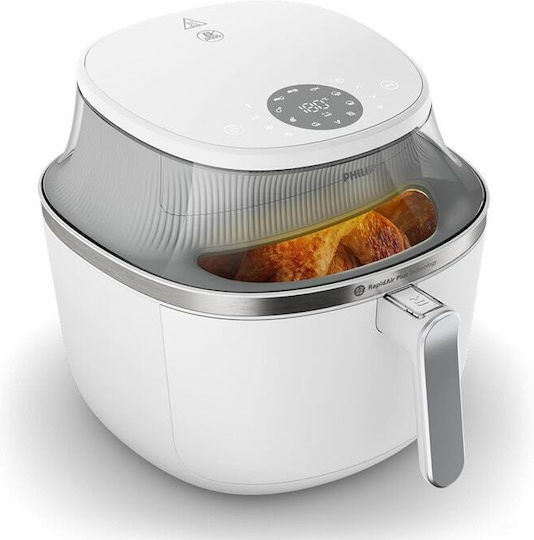 Philips Heißluftfritteuse 6.2Es Weiß NA331/10