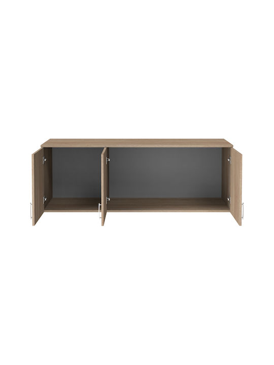 Pakketo Royal Rectangular Loft Closet made of Particleboard Sonoma 150x58cm 361-000114 1pcs