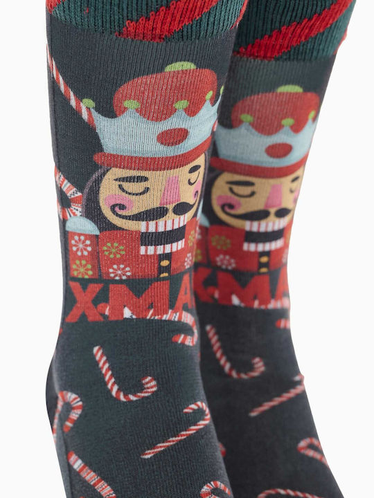 Walk Bamboo Printed Christmas Socks Multicolour